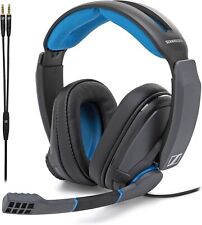 EPOS Sennheiser GSP 300 Gaming Headset w/Noise-Cancelling Mic Flip-to-Mute Blue picture