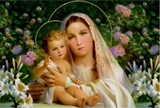 Mother Mary and Child Jesus Mouse Pad  7 x 9 Mousepad picture