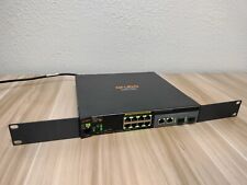 HP Aruba 2530-8 PoE+ Internal PS 8-Port Switch JL070A w/ Rack Ears *READ DESC* picture