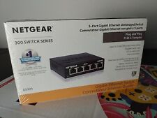 NETGEAR 5-Port Gigabit Ethernet Unmanaged Switch (GS305) Plug & Play NEW SEALED picture