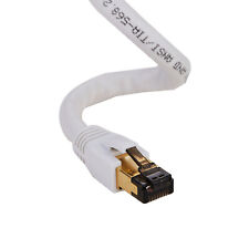 CAT8 Ethernet Cable Super Speed 40Gbps LAN Wire White 0.5FT- 75FT Multipack LOT picture