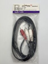✅ New RadioShack sealed Shielded 6ft stereo plug dual rca plug cable Audio NOS picture