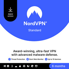 NordVPN Standard - 6-Month VPN & Cybersecurity Software for 10 Devices picture