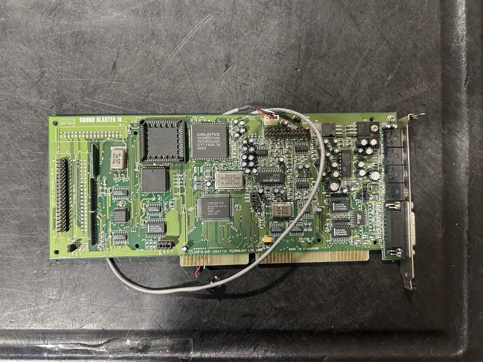 Vintage Creative Labs CT2230 Sound Blaster 16 ISA Sound Card - Working 3