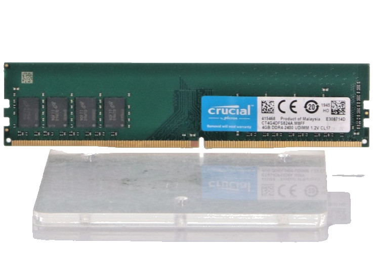 Crucial by Micron 16GB (4x4GB) DDR4-2400 UDIMM Memory Ram CT4G4DFS824A.M8FF