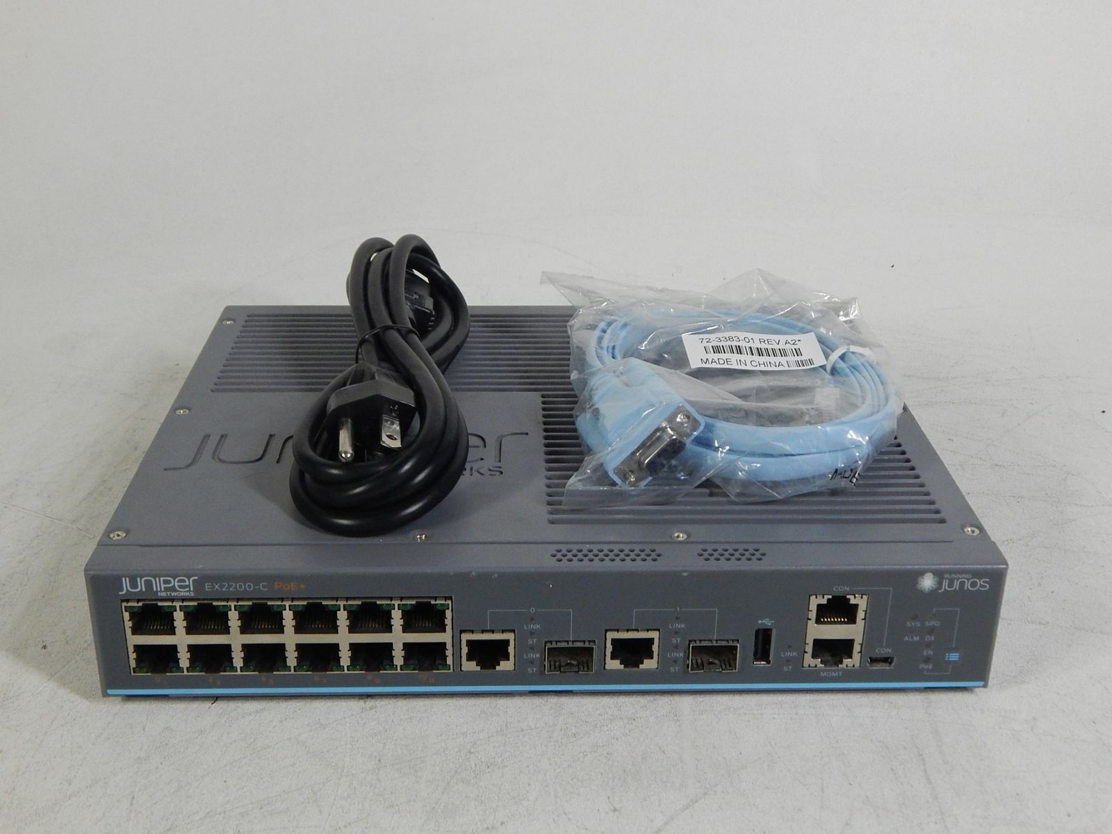 Juniper Networks EX2200-C-12T-2G 12 Port Gigabit Switch - Same Day Shipping