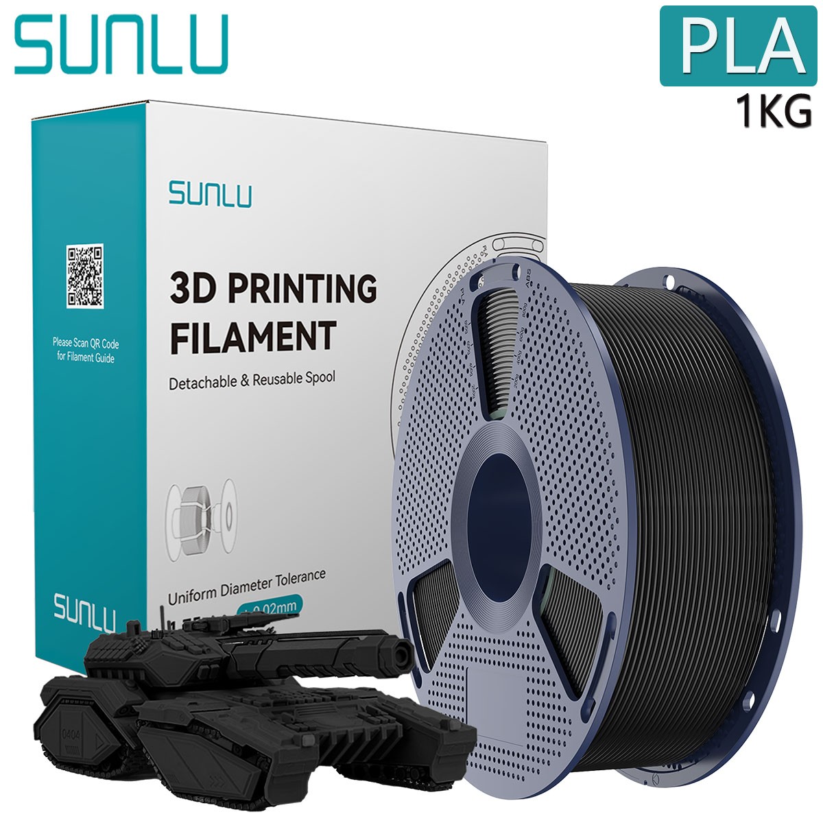 (BUY 6 GET 4 FREE,Add 10) SUNLU 1.75mm PA/PETG/PLA/PLA+/ASA/ABS 3D Filament 1KG