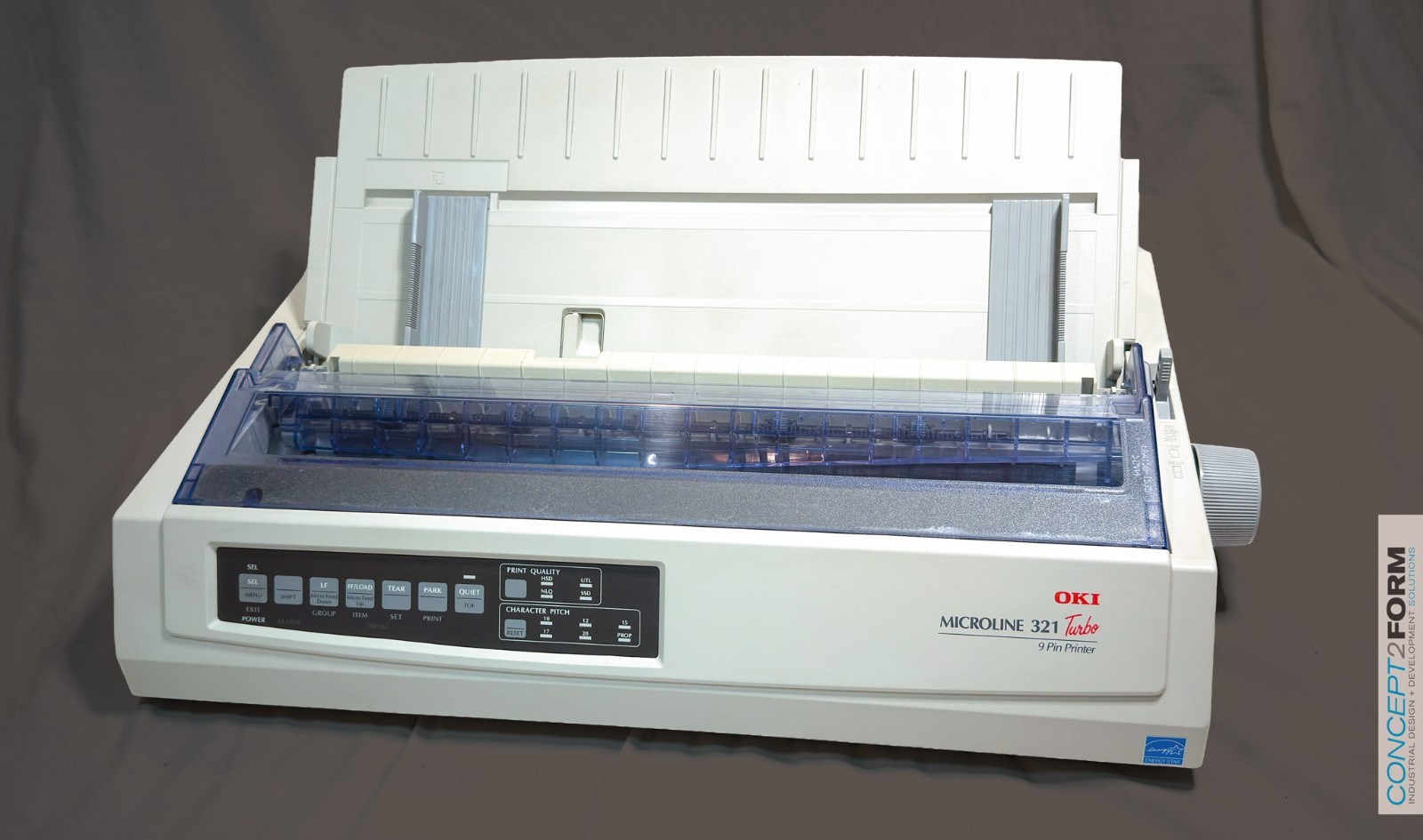 OKI Okidata Microline 321 Turbo Wide Carriage Dot Matrix Printer Serviced Tested