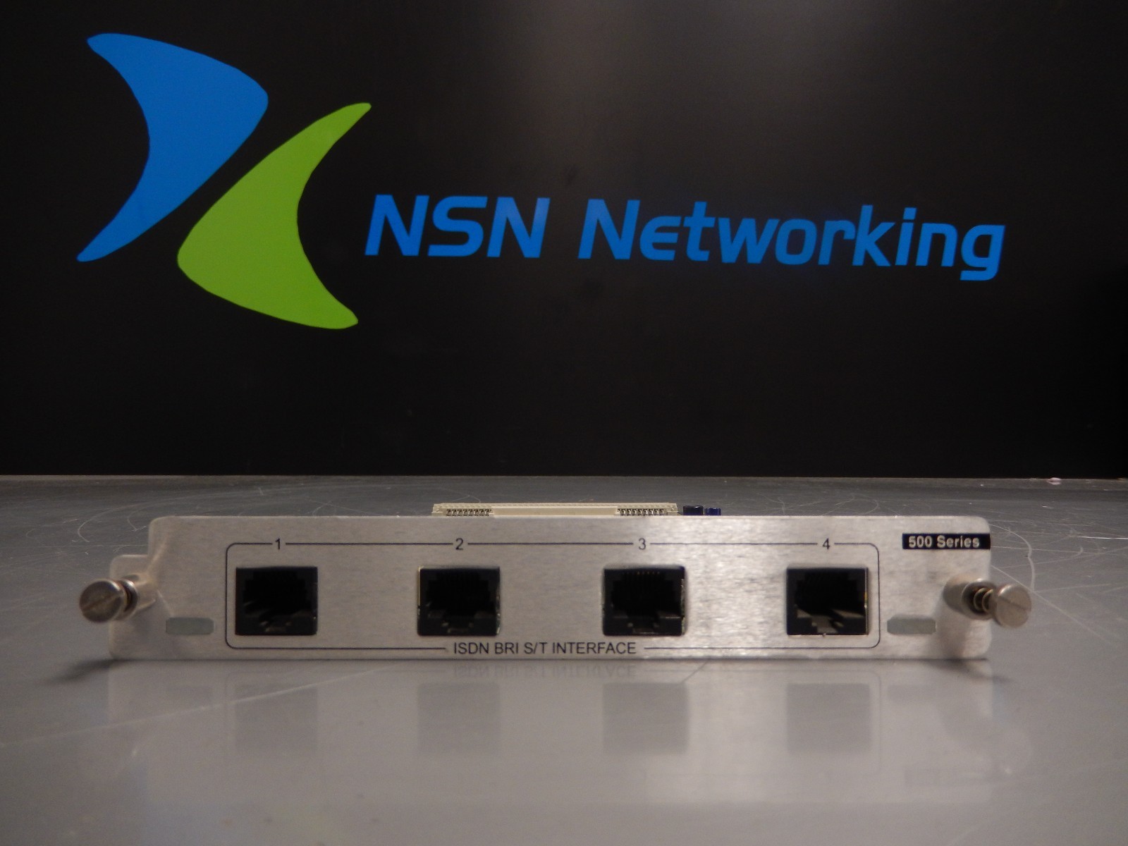 Adtran Atlas 550 1200764L1 4-Port Quad ISDN BRI S/T Interface Module Card