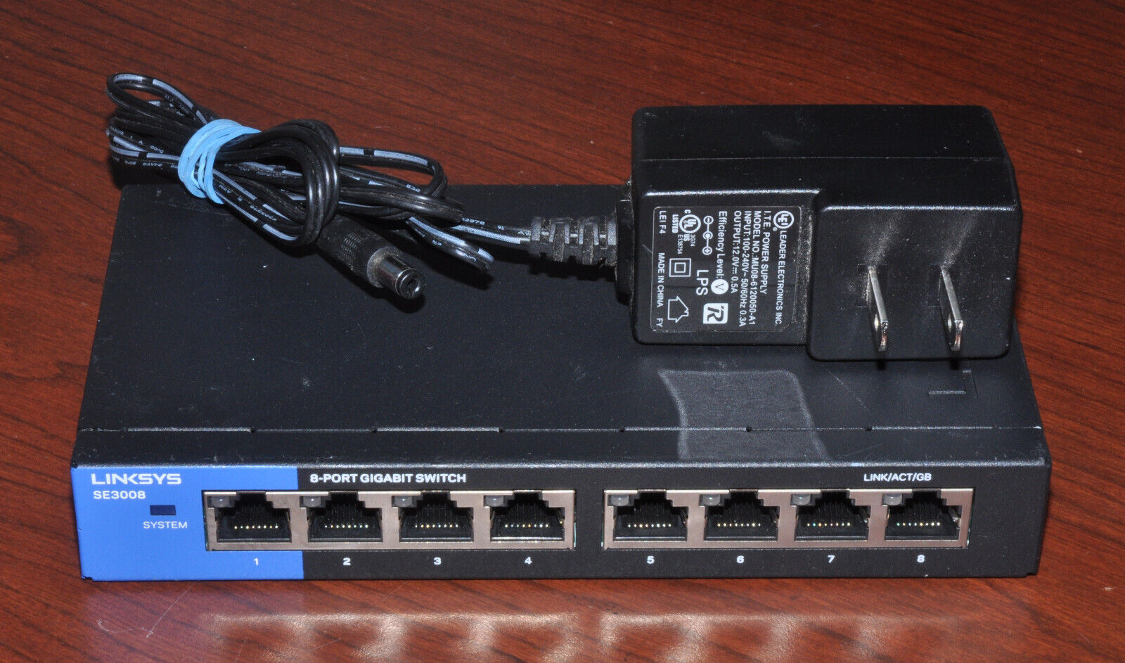 Linksys SE3008v2 8-Port Gigabit Ethernet Switch