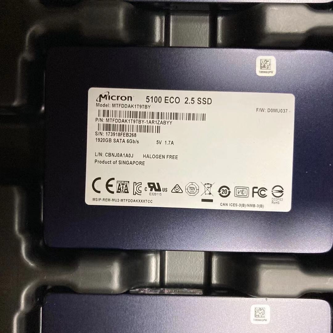 compatible Micron 5100Eco 1.92TB SSD eTLC SATA III 6Gbps PLP 2.5