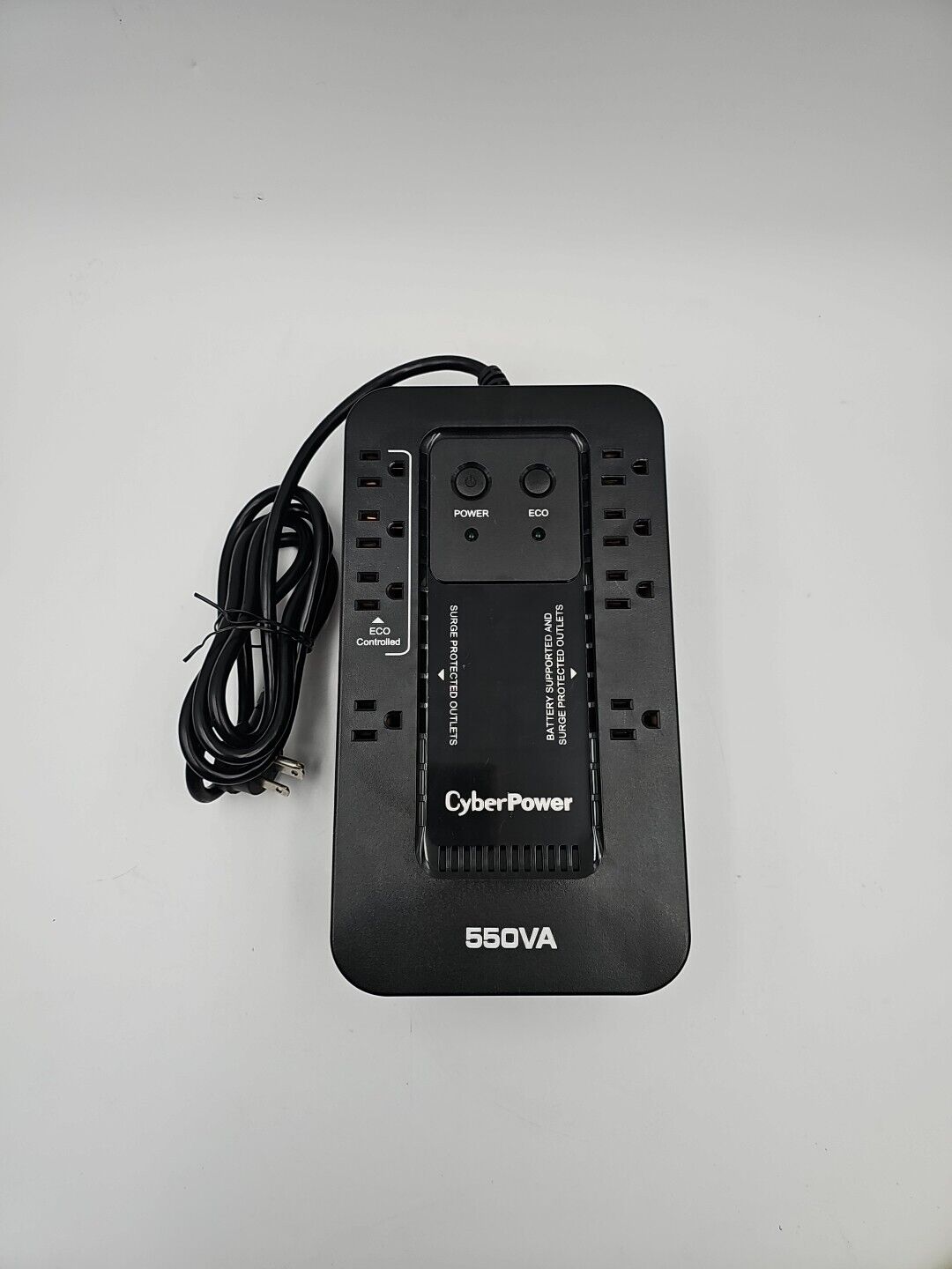 CyberPower EC550G Ecologic Battery Backup & Surge Protector 550VA/330W 8 Outlets