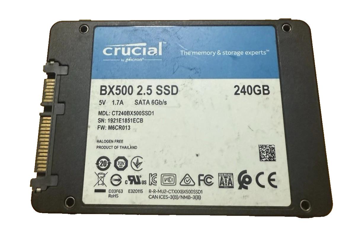 Crucial BX500 240GB Internal 2.5 