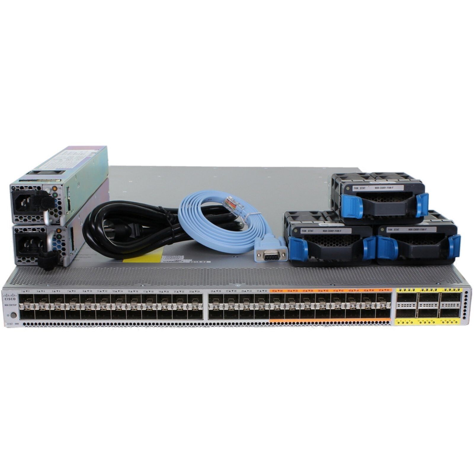Cisco Nexus N5K-C5672UP-F 32P SFP+ 16P Unified 4P QSFP+ Switch N5K-C5672UP-F