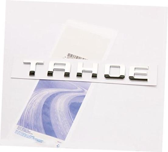 Yoaoo 1x OEM Tahoe Emblems Letter Badge Compatible with for Tahoe Glossy Chorme