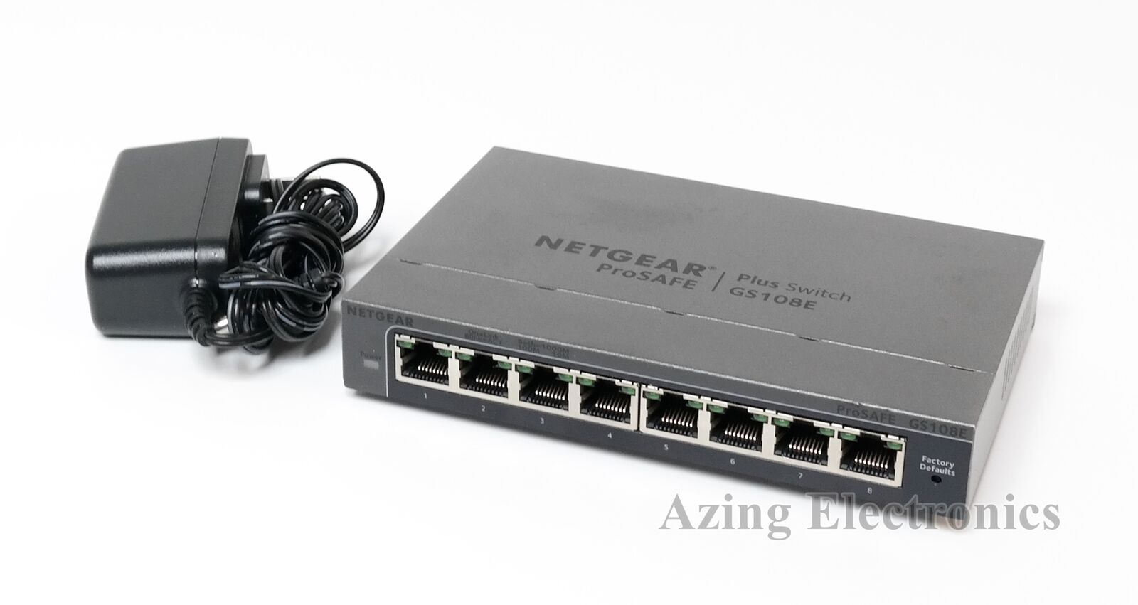 NETGEAR GS108Ev3 8-Port PoE Gigabit Ethernet Plus Switch (GS108PEV3)