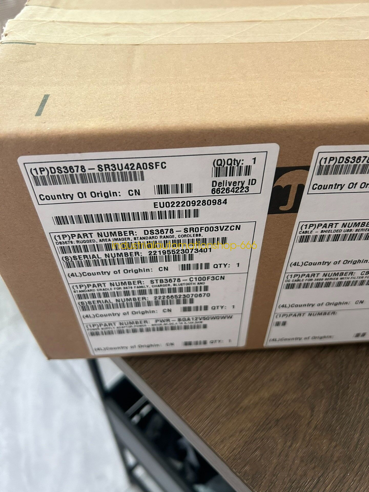 1PC NEW ZEBRA DS3678-SR3U42A0SFC Wireless barcode gun Via DHL or FedEX