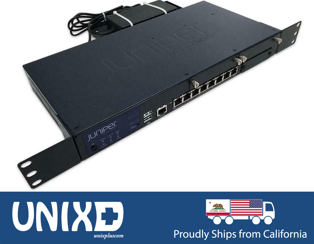 Juniper SRX220H Services Gateway Firewall Security Appliance