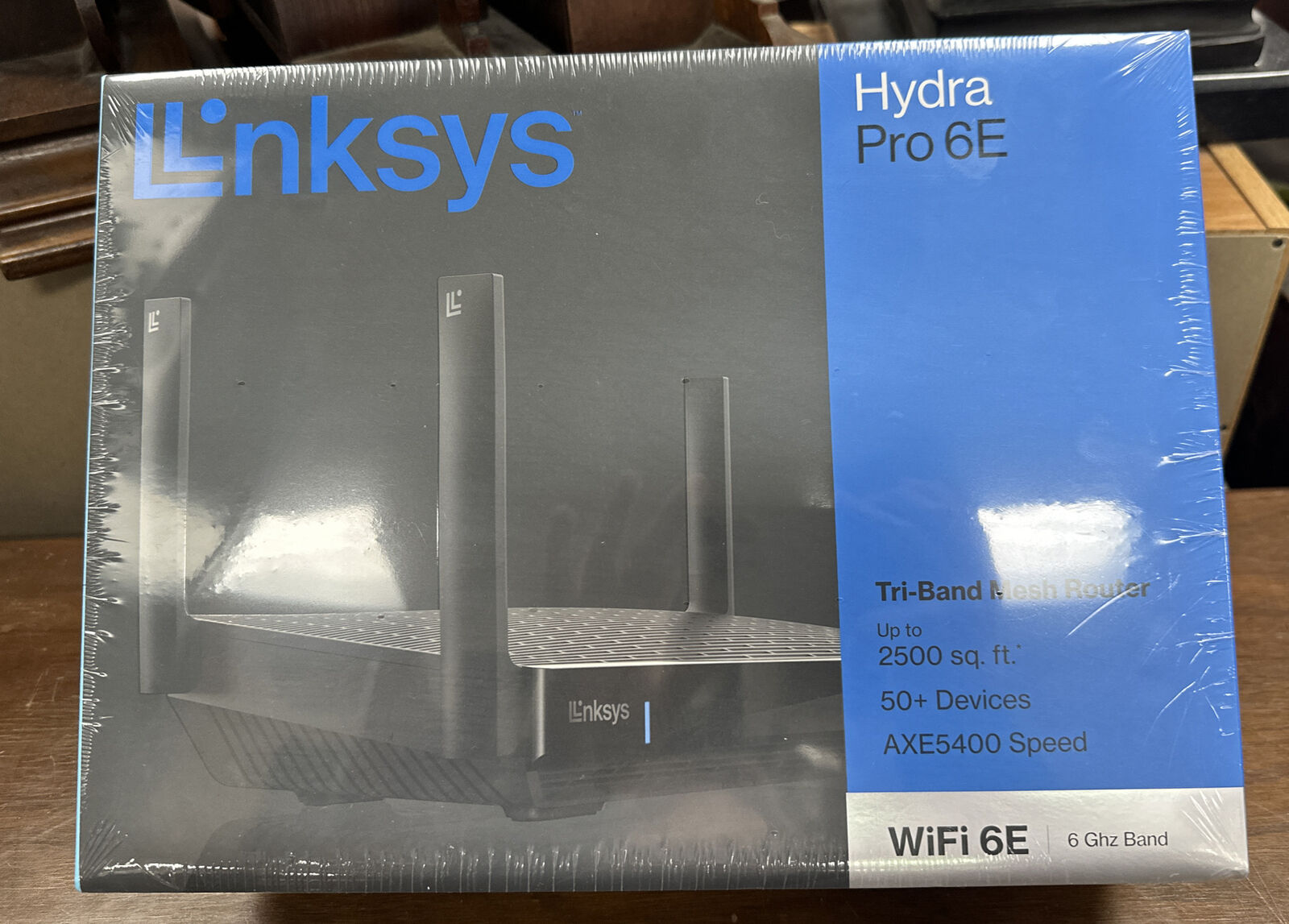 NEW Linksys Hydra Pro 6E, Tri-Band Mesh WiFi 6E Router, AXE5400 (MR75MS)