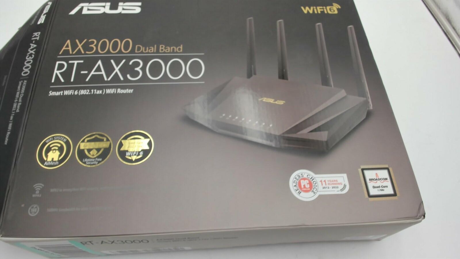 ASUS RT-AX3000 Ultra-Fast Dual Band Gigabit Wireless Router
