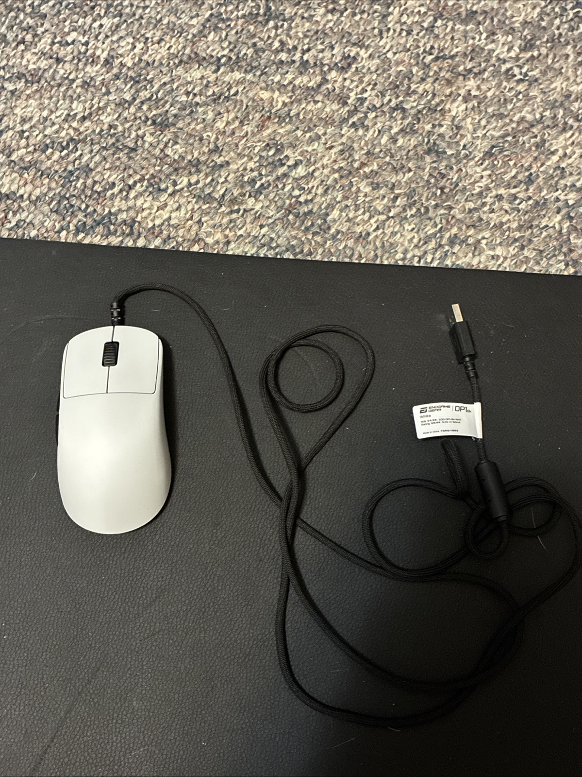 Endgame Gear OP1 8K Wired Optical Gaming Mouse 18000 DPI 5-Button White
