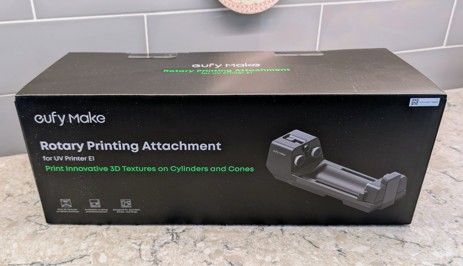 eufyMake Rotary Printing Attachment for E1 Printer- V7220010 Brand New SEALED