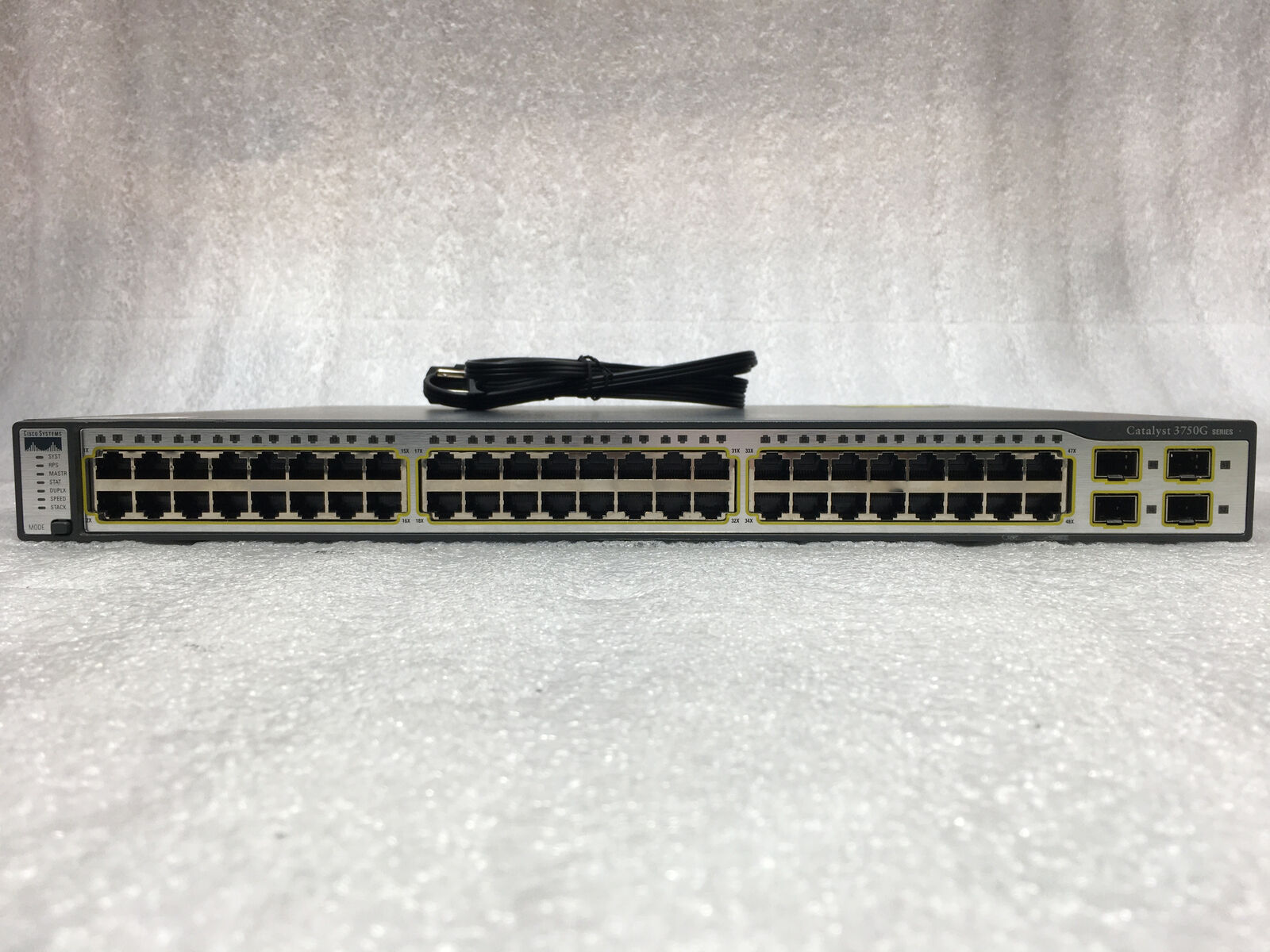 Cisco Catalyst WS-C3750G-48TS-S 48-Port Managed Gigabit Ethernet Switch