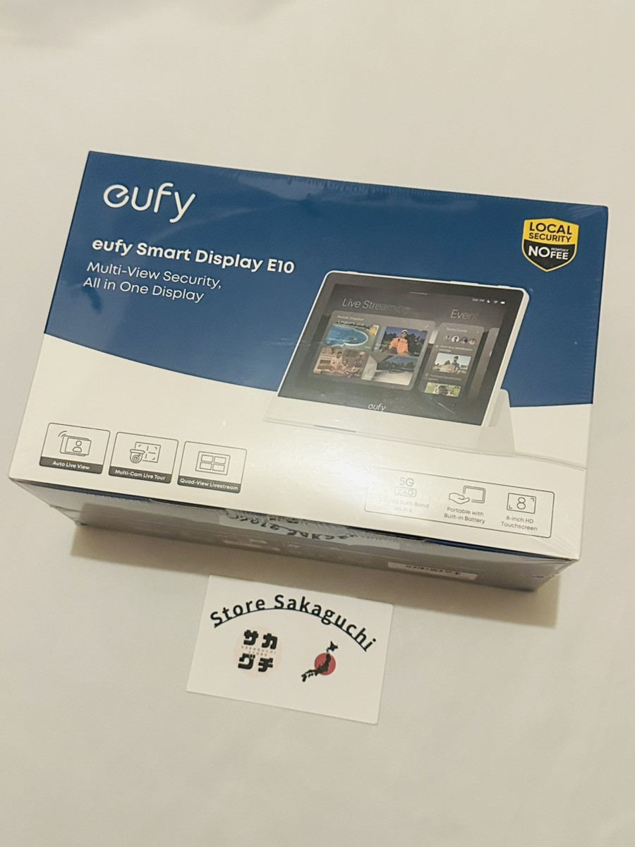 Anker Eufy Smart Display E10 8in 24Hr 64GB Security Camera Monitor Hub 512GB