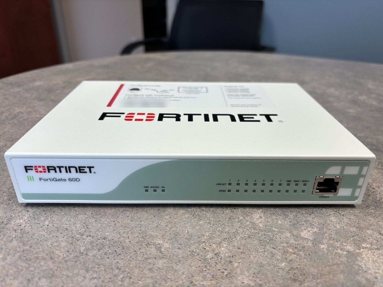 Fortinet Fortigate FG-60D - No Power Cord
