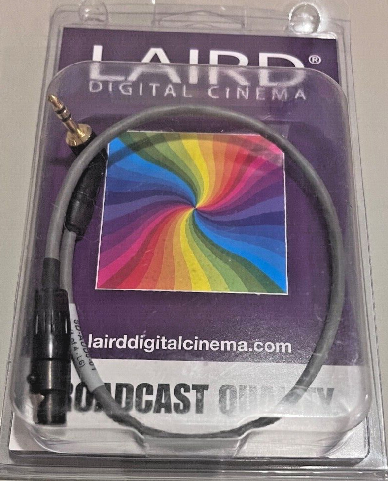 Laird Digital Cinema SD-AUD5-05 3.5mm Male to 3-Pin Female Mini XLR TA3F Cable
