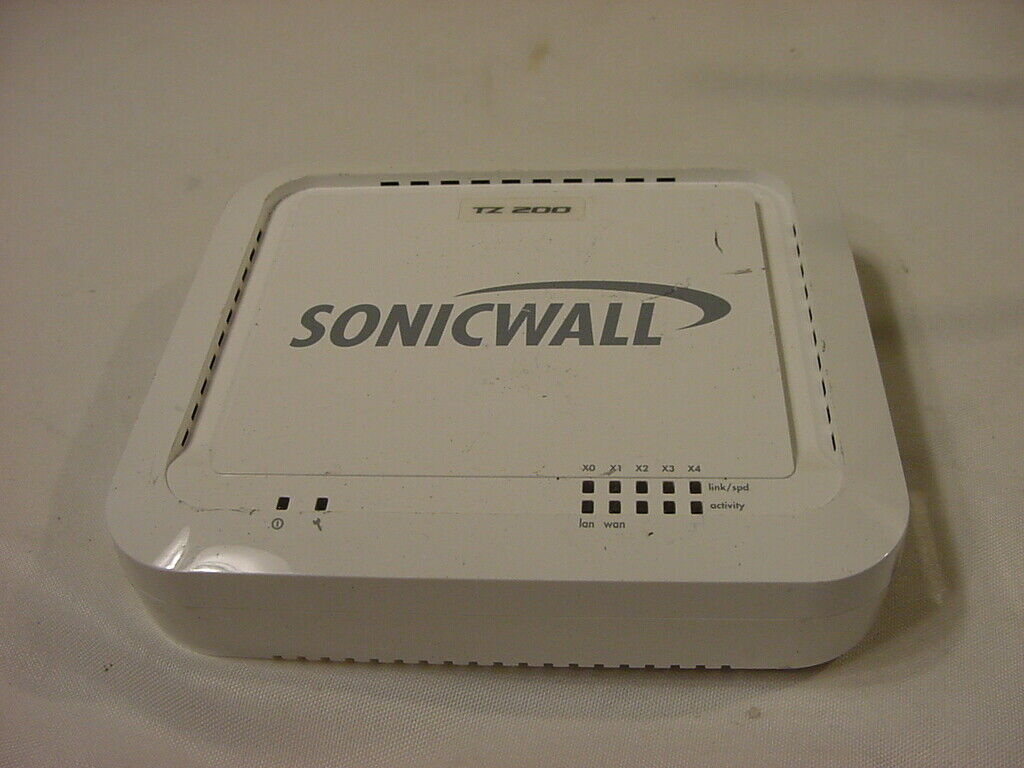 SONICWALL TZ200 Firewall Network Security Router - NO POWER CORD INCLUDED