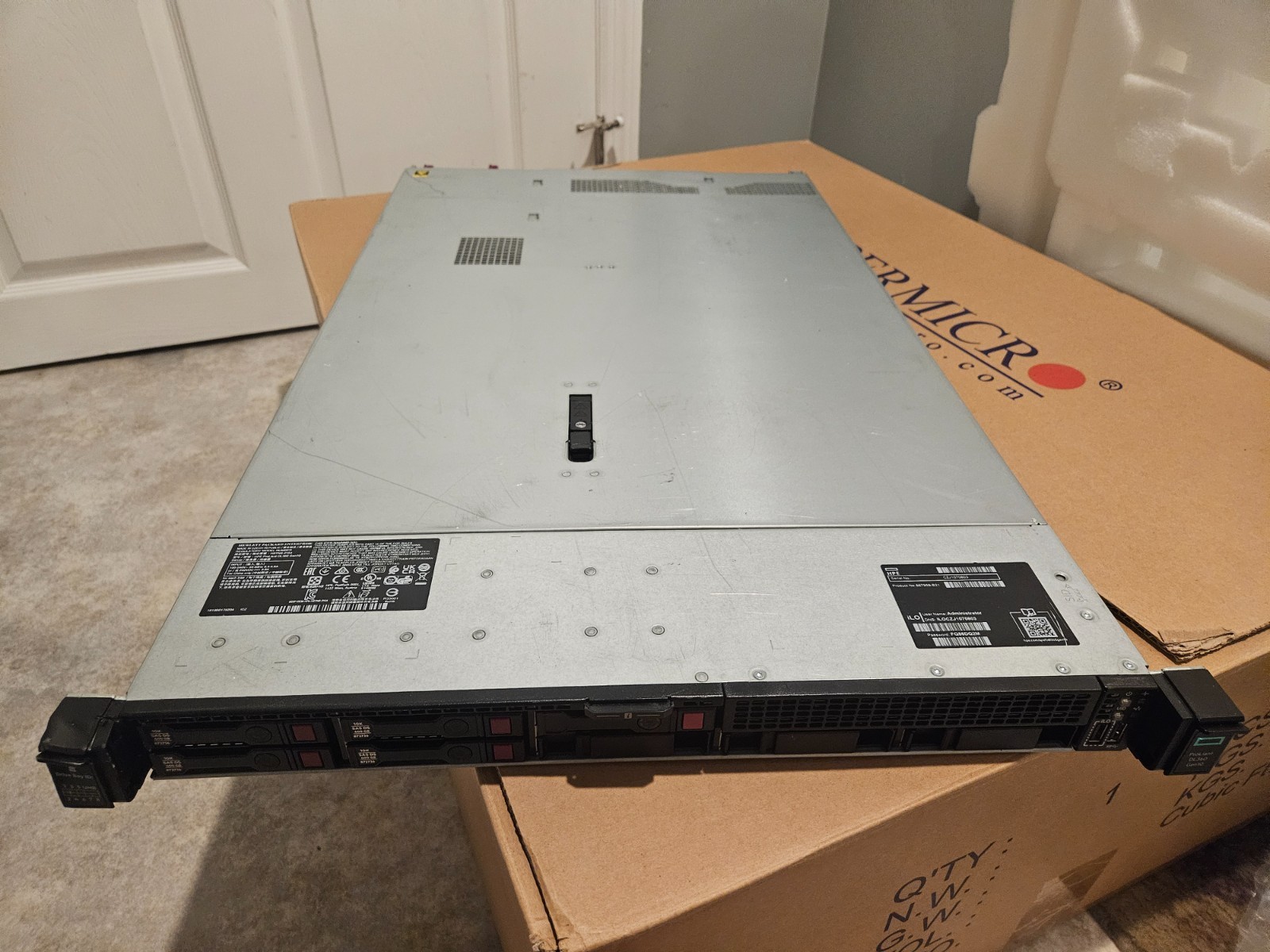 HP HPE ProLiant DL360 Gen10 2x Xeon Silver 4216 CPU 256 GB RAM NO HDD