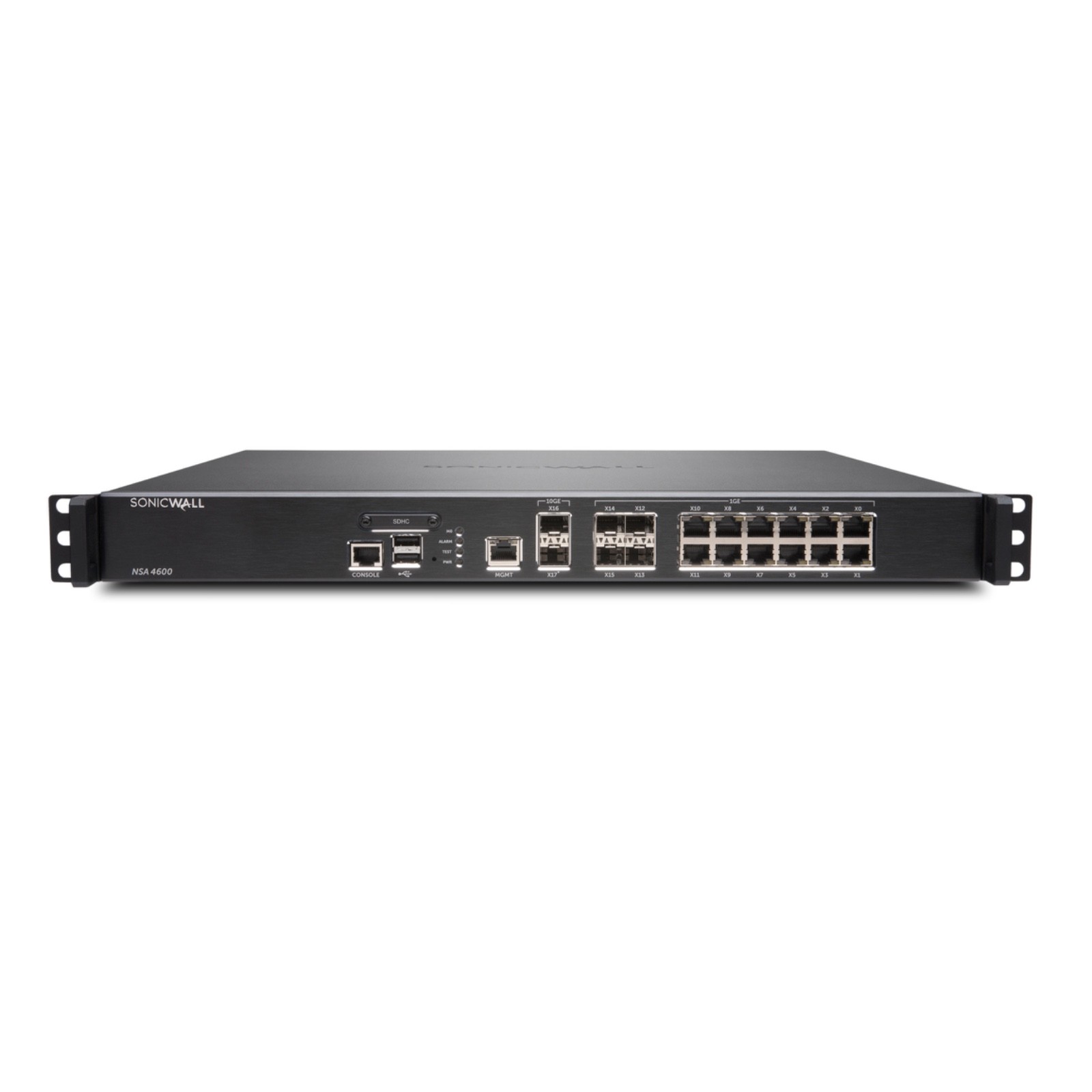 Sonicwall NSA 4600 Firewall with Latest Firmware and Rack Rails