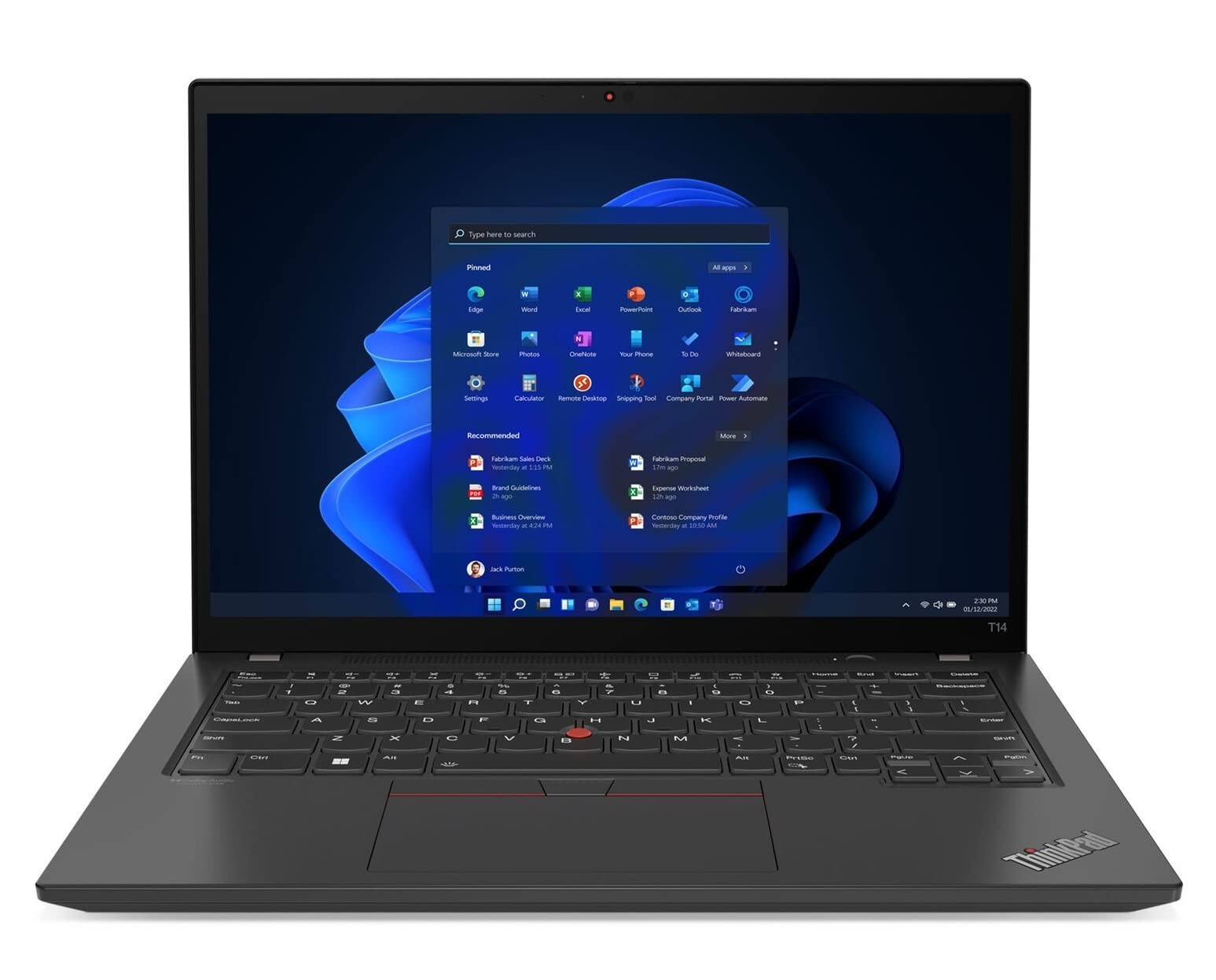 Lenovo ThinkPad T14 Gen 3 Laptop 14” FHD Core i5 12th 16GB 256GB SSD Win 11 Pro