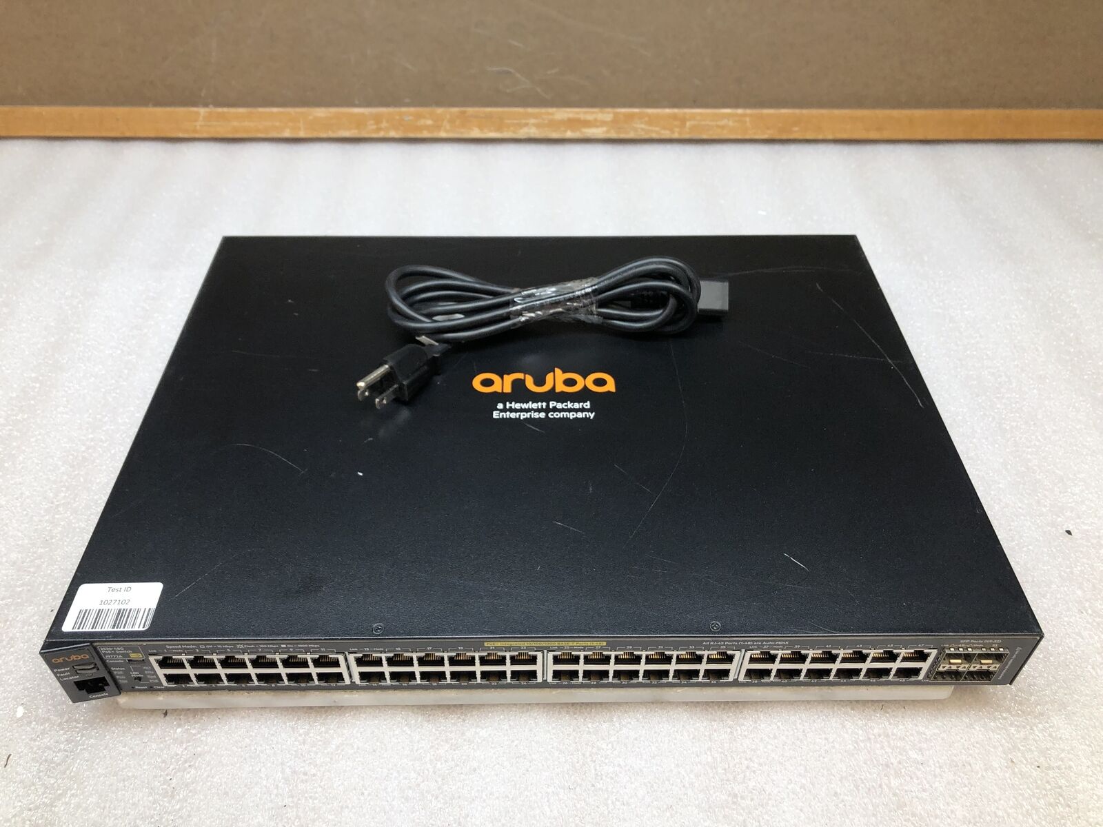Aruba HPE J9772A 2530-48G PoE+ Port Gigabit Ethernet Switch-TESTED/FACTORY RESET