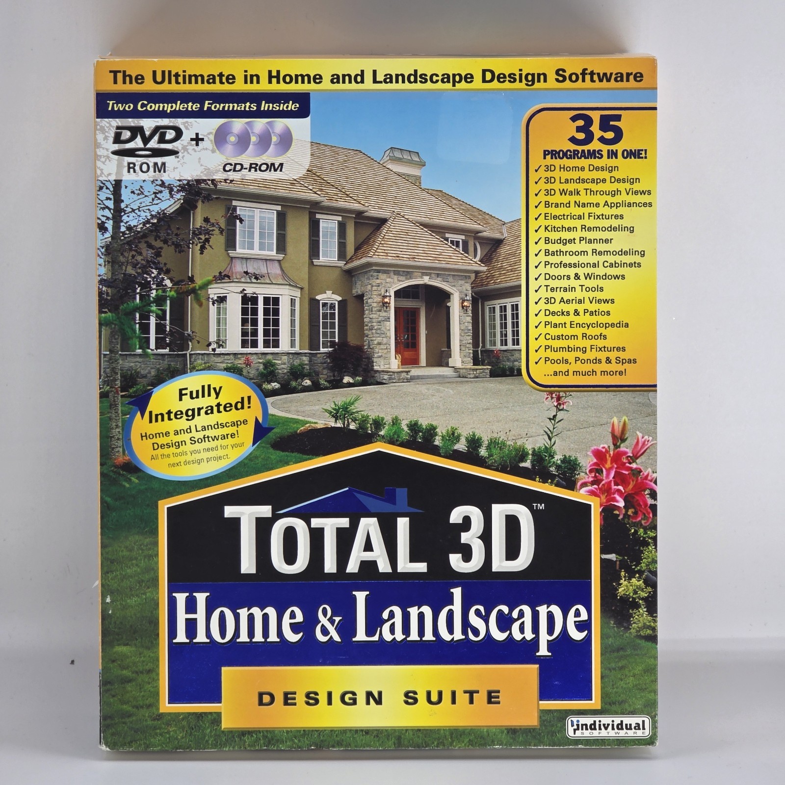 Total 3D Home Landscape & Deck  Premium Suite DVD+CD ROM Windows XP