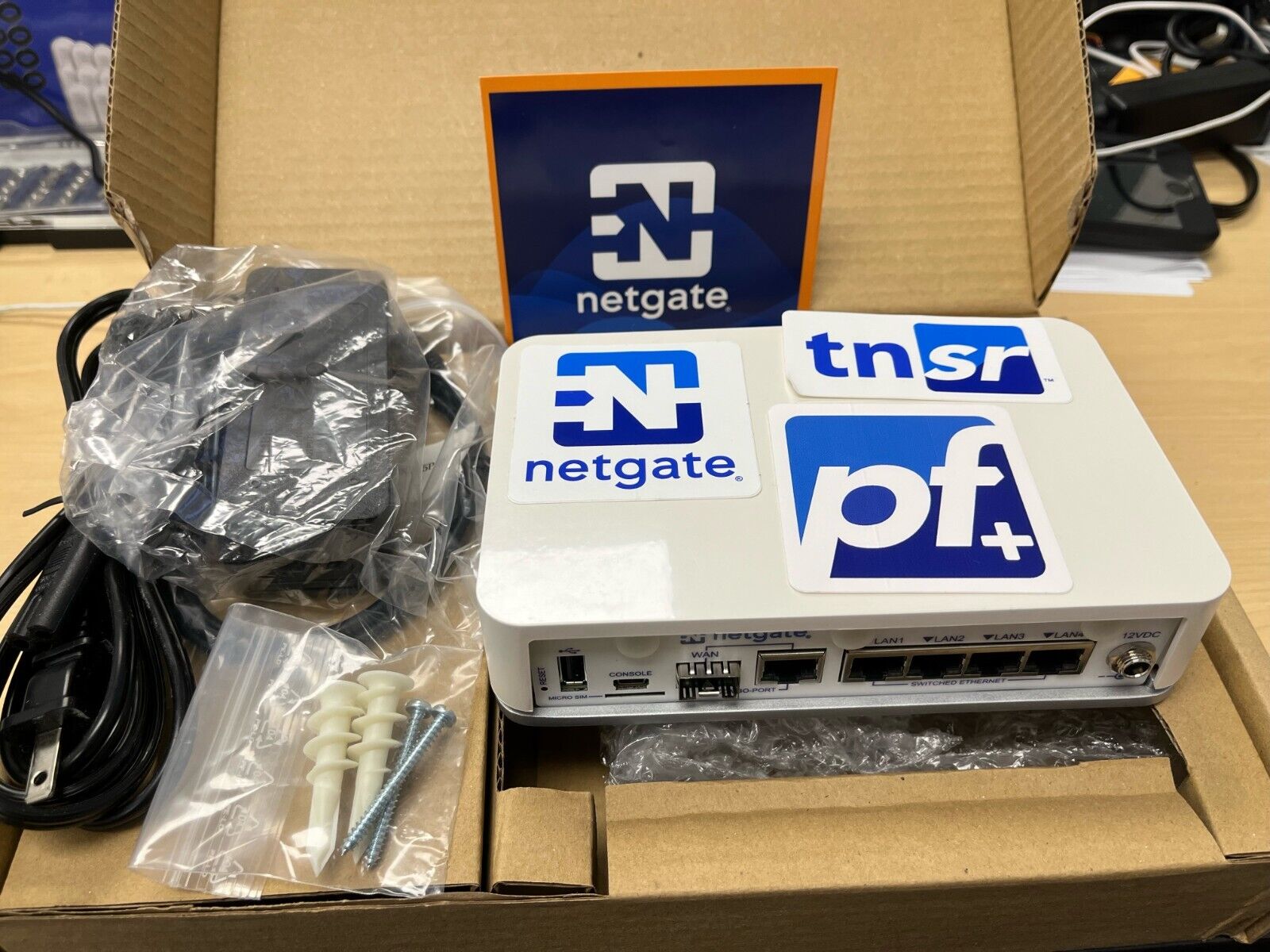 Netgate SG-2100 Security Gateway, Open Box, Never used, Original packaging