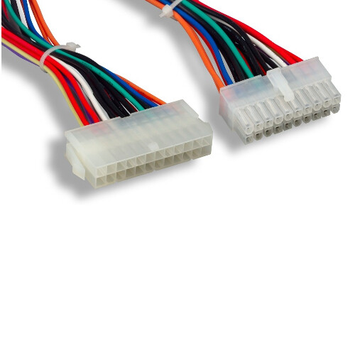 Kentek 6 Inch 24 Pin Male to 20 Pin Female Cable Power Supply to PC Mainboard