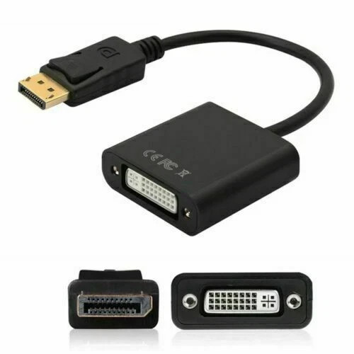 LOT NEW DisplayPort DP Male to DVI  Female Adapter Cable Converter for Laptop PC