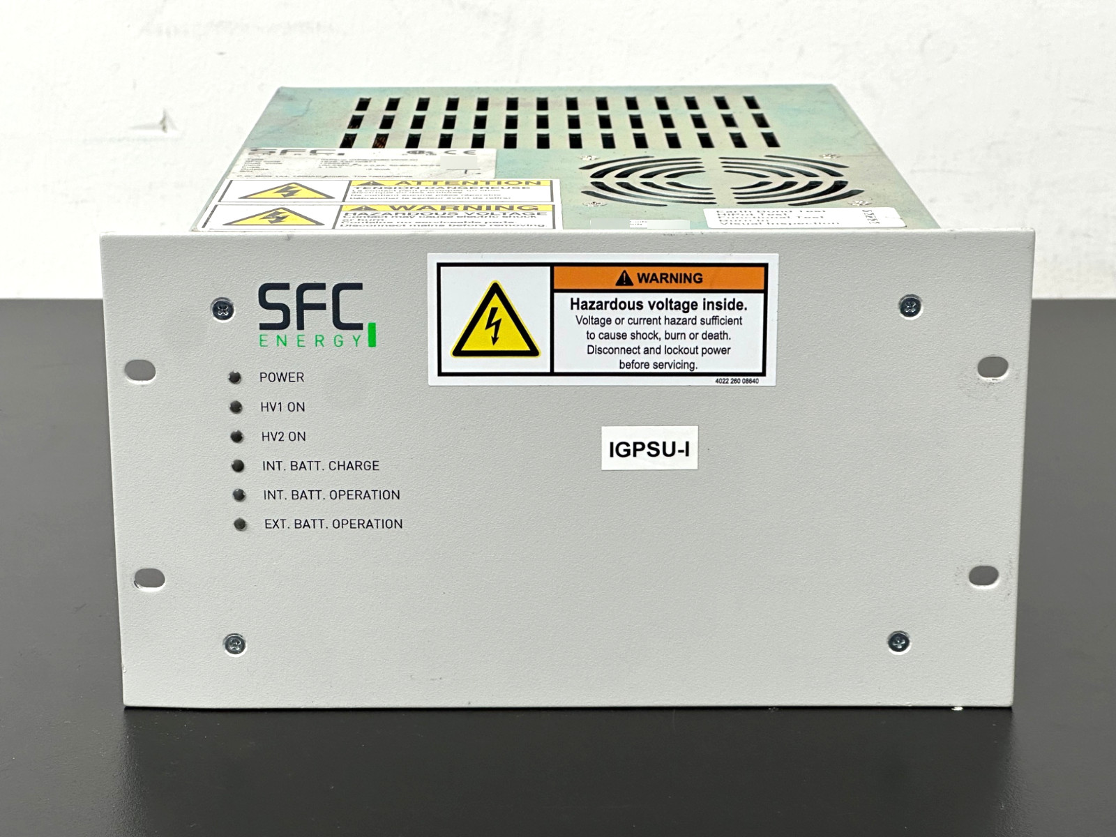 SFC Energy IGPSU2x80 Ion Pump Power Supply | For Parts Not Working