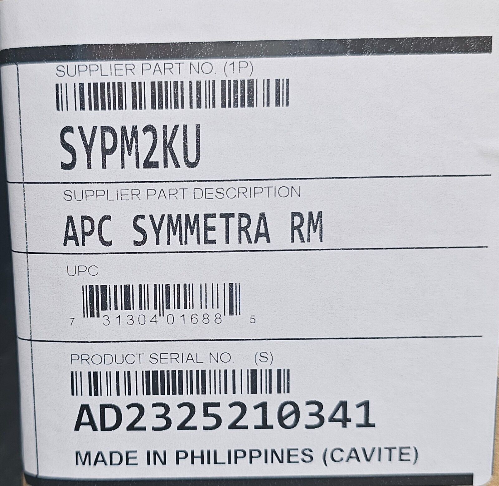 APC  Symmetra RM 2-6kVA Power Module UPS  SYPM2KU - BRAND NEW 2023