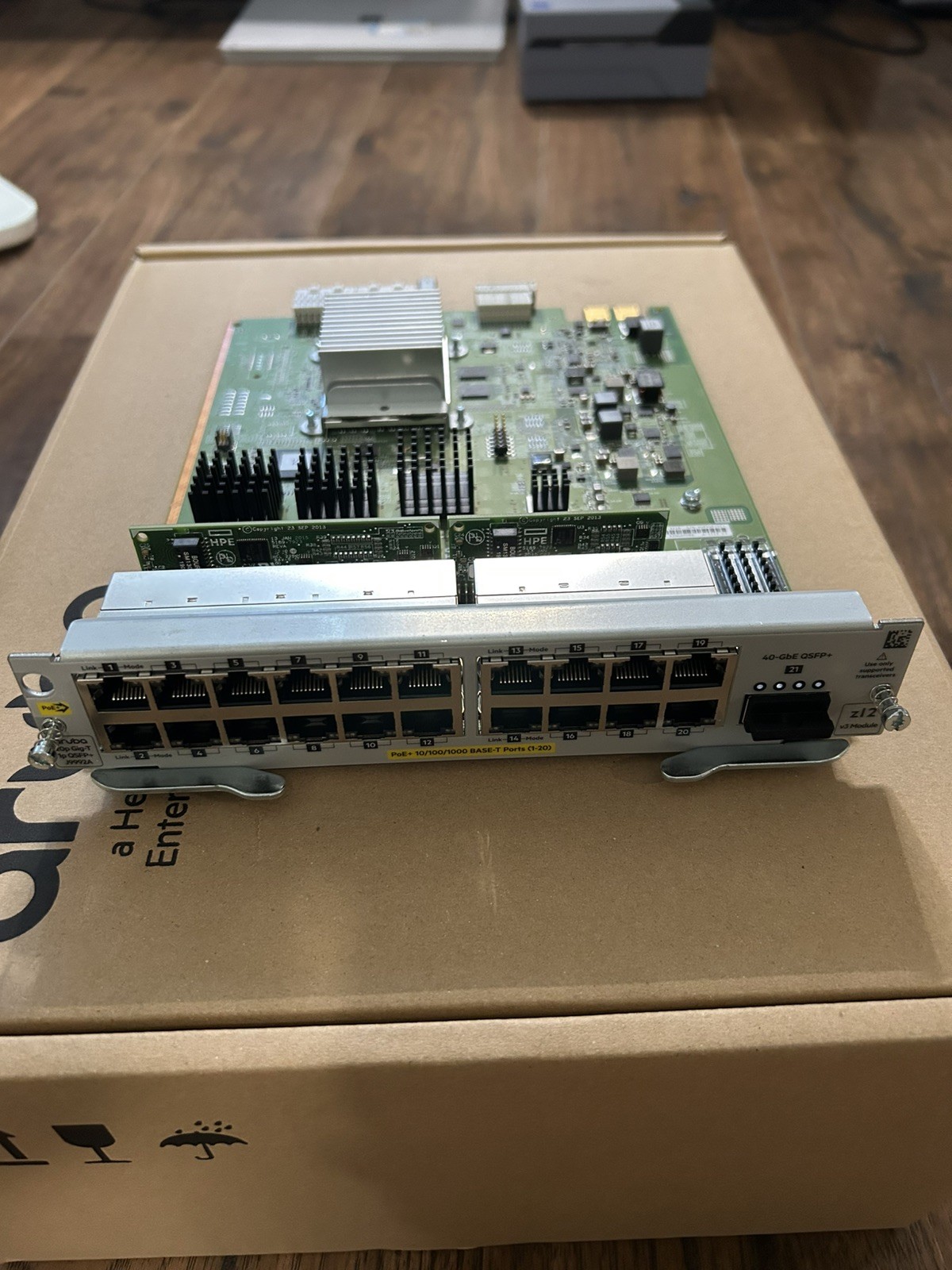 HPE Aruba J9992A 5400R zl2 20-Port PoE+ Module + 40GbE QSFP+