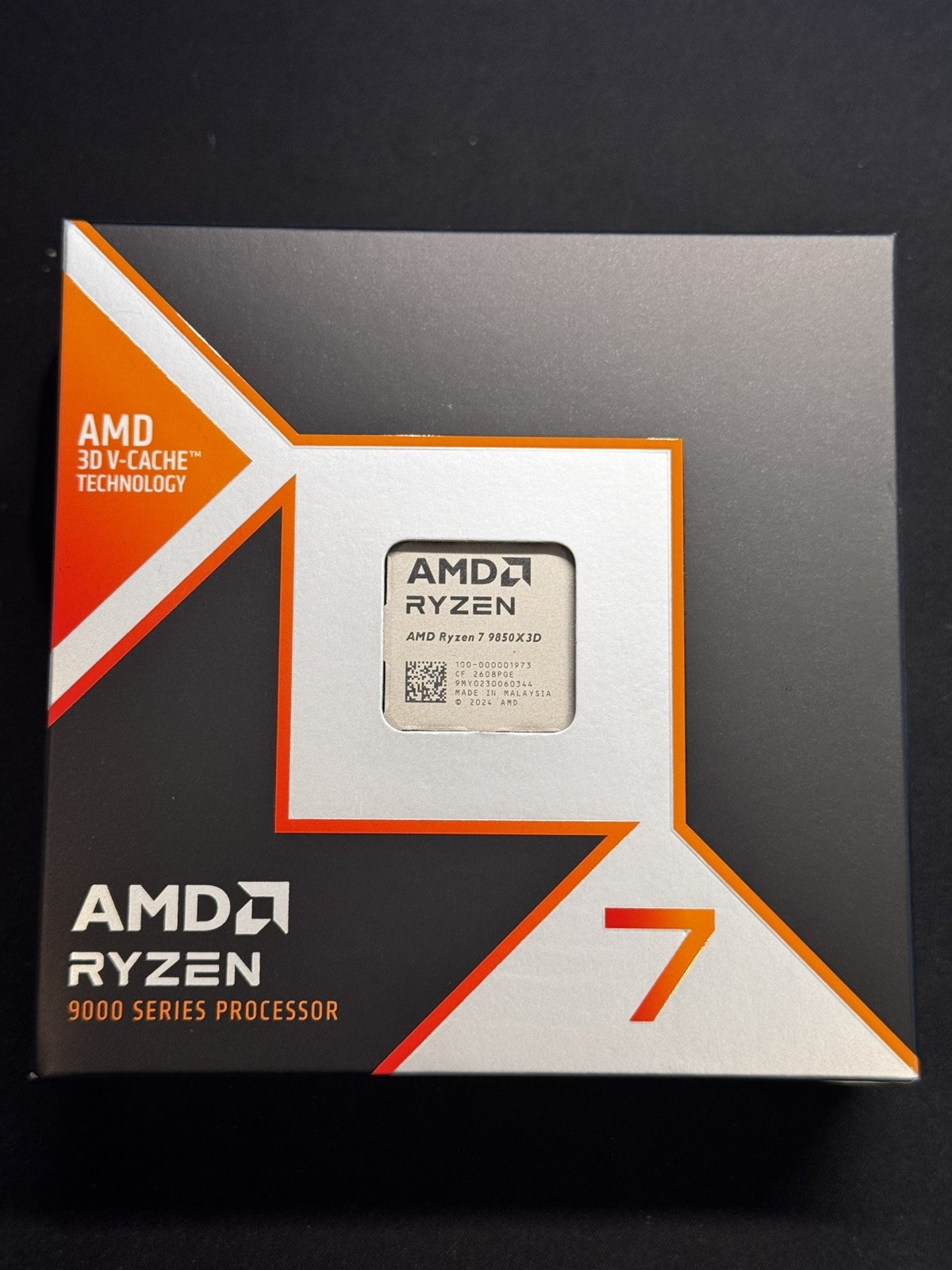 *Brand New-Factory Sealed* AMD Ryzen 7 9850X3D 8-Core 5.6GHz AM5 00-100001973WOF