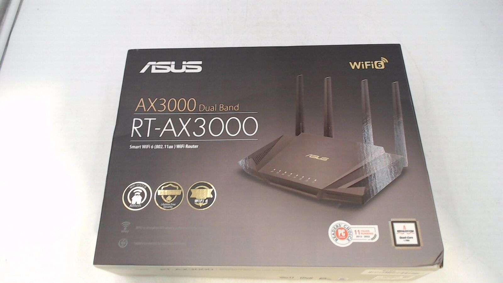 ASUS RT-AX3000 Ultra-Fast Dual Band Gigabit Wireless Router