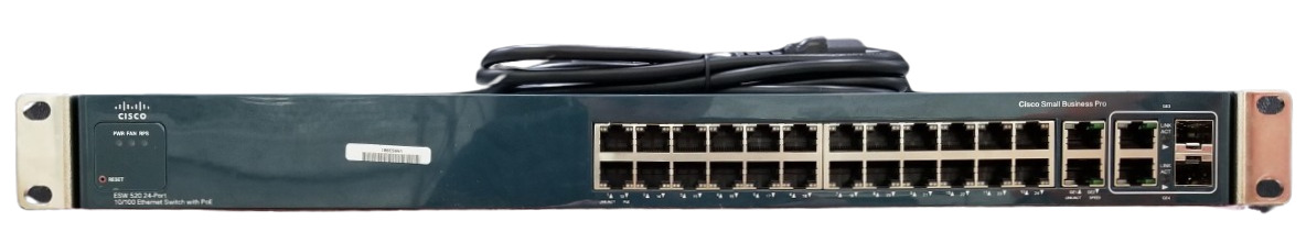 Cisco Small Business Pro ESW500 ESW-520-24P-K9 24 Port Fast Ethernet PoE Switch