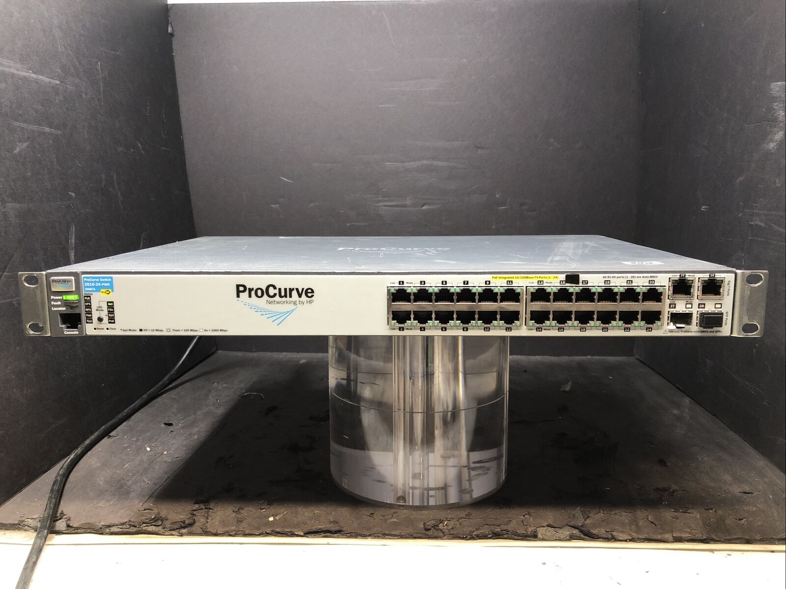 HP ProCurve 2610-24-PWR 24 Port Network Switch J9087A With Ears. Cheap JHB7
