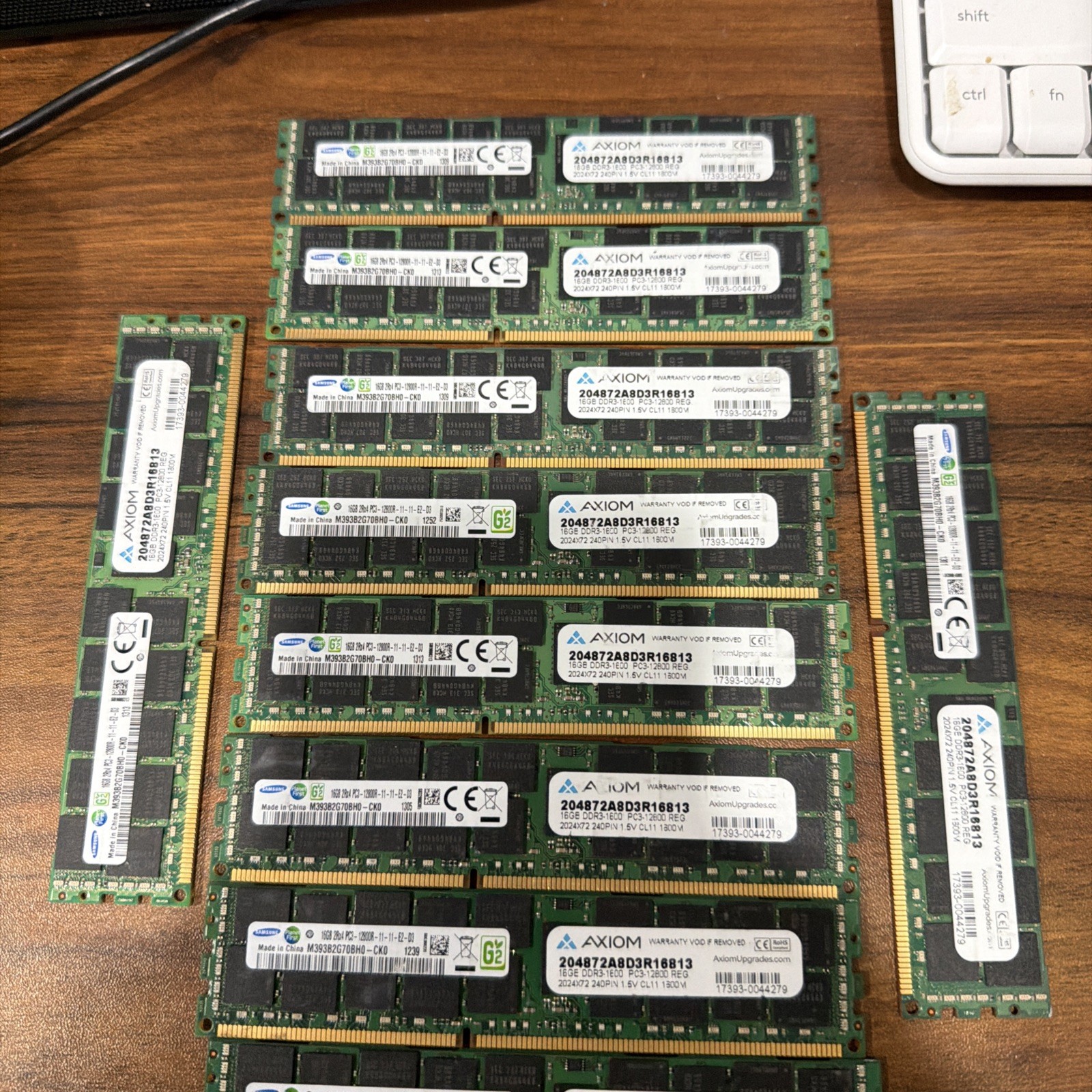 [LOT 10] SAMSUNG 16GB 2Rx4 PC3L-10600R M393B2G70BH0-YH9Q8 Server Memory RAM