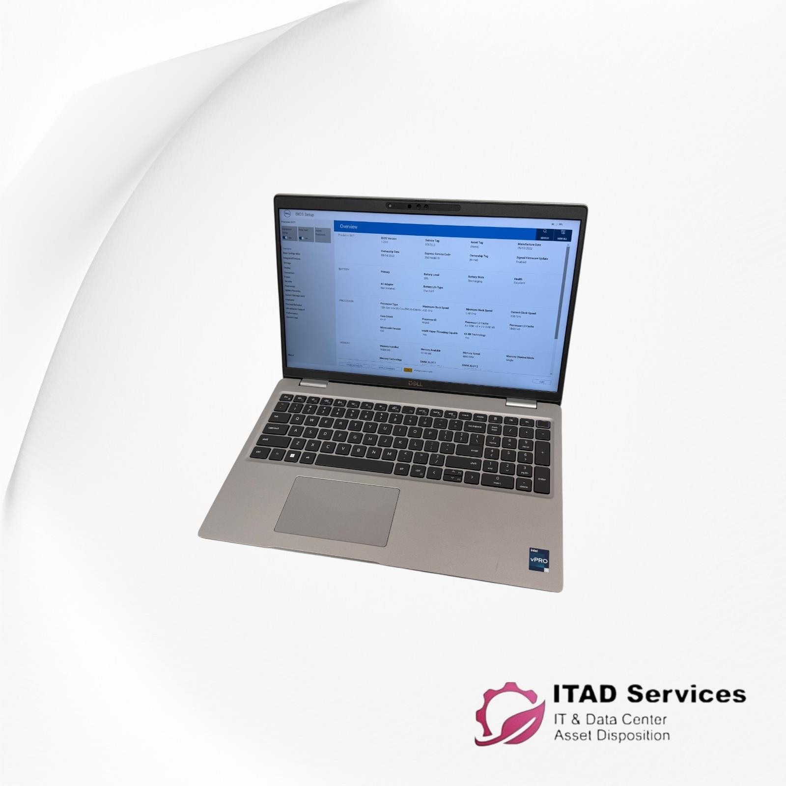 DELL PRECISION 3571 i5-12600H 4.50GHz 16GB RAM 256GB NVMe Nvidia T600 *NO OS*