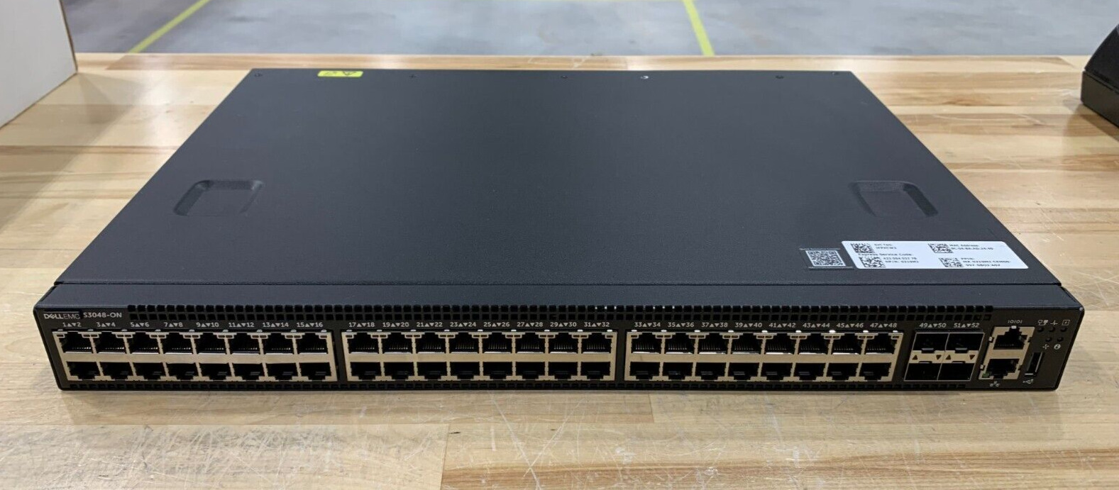 Dell S3048-ON PowerSwitch 48x 1000Base-T 4x SFP+ Ports Ethernet Switch
