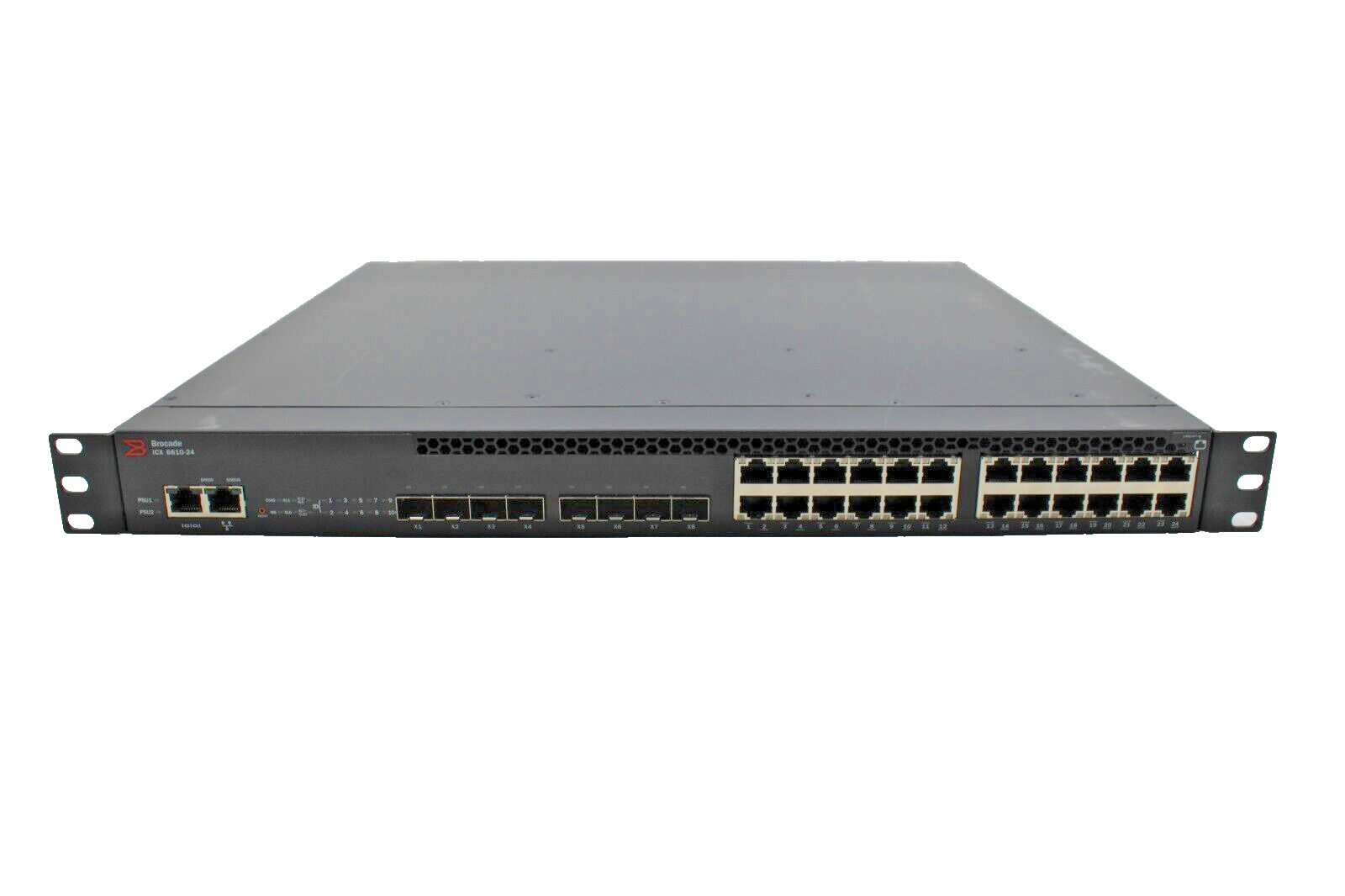 Brocade ICX6610-24-I  24-Port Switch, Dual PSU Gigabit Tested